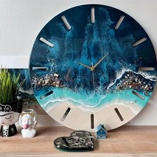 Large Round Clock Resin Mold