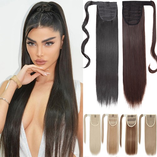 Natural ponytail clip - clip, remy