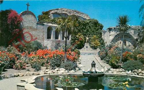 Picture postcard old mission - picture, postcard::old