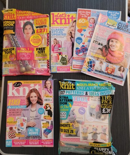 Let knit magazines bundle x - magazines,