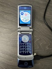 Motorola KRZR Blue Flip Phone