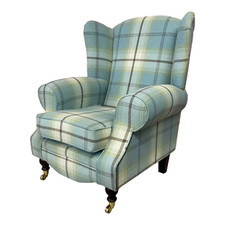 Wing back queen - back, cottage