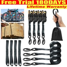 4x Ratchet Straps 800kg Break