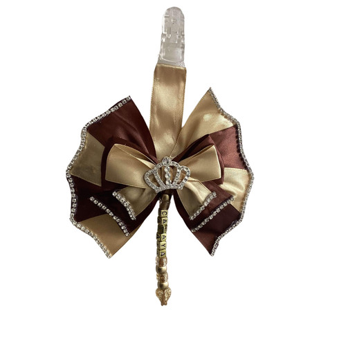 Personalised brown and - brown, gold