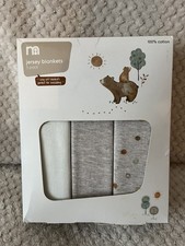 NEW Mothercare Jersey BLANKETS