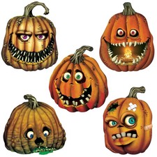 CREEPY JACK-O-LANTERN CUTOUTS