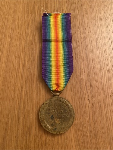 Ww1 victory medal awarded - medal, to