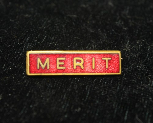 Vintage school uniform merit - vintage,