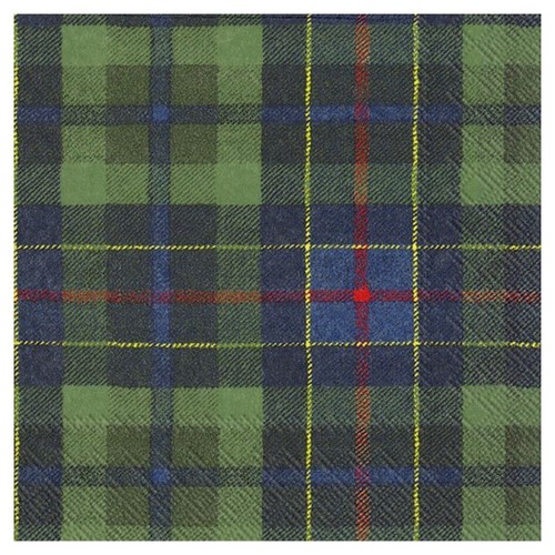 Tartan green ihr - tartan, table