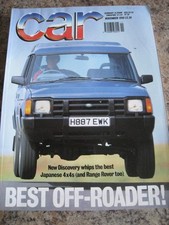 CAR NOV 1990 BEST OFF-ROADER