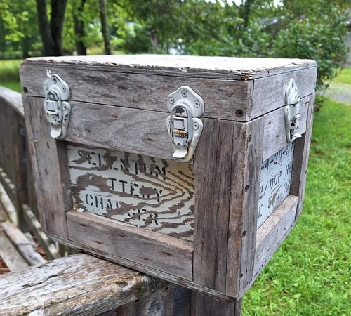 Vintage wooden crate for - wooden,