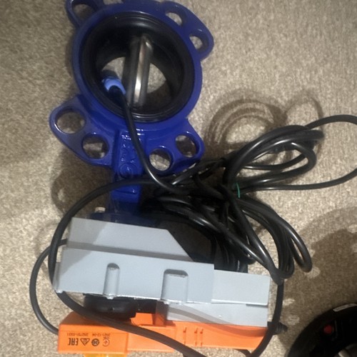 Motorised butterfly valve with - motorised,