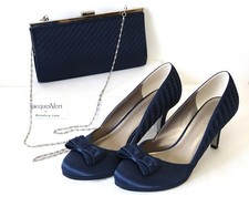 Jacques Vert Navy Checkered