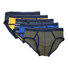 M&S Collection 5pk Cotton Stretch Assorted Pattern Briefs