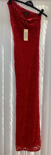 Lipsy women red one shoulder - women's,
