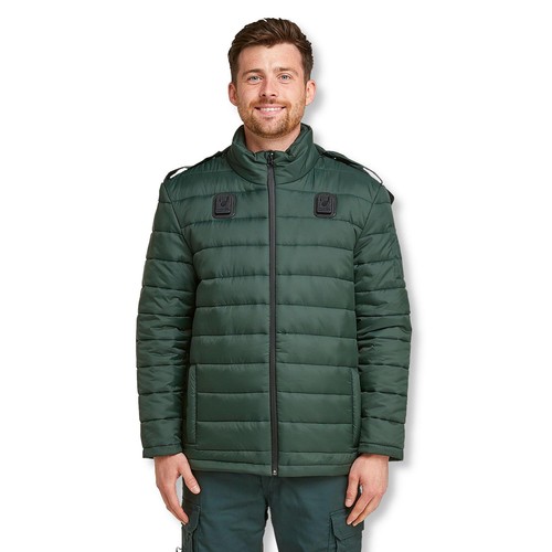 Ambulance green padded jacket - ambulance,