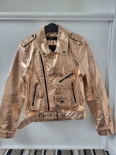 Zara Woman Metallic Rose Gold