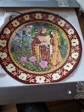 Wedgwood ~ "Lancelot & Guinevere" ~ The Legend of King Arthur ~ 9" Plate Boxed