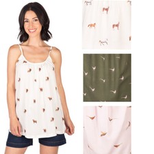 Ladies Floaty Vest Top Womens