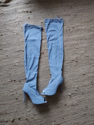Womens blue denim - fancy, tight
