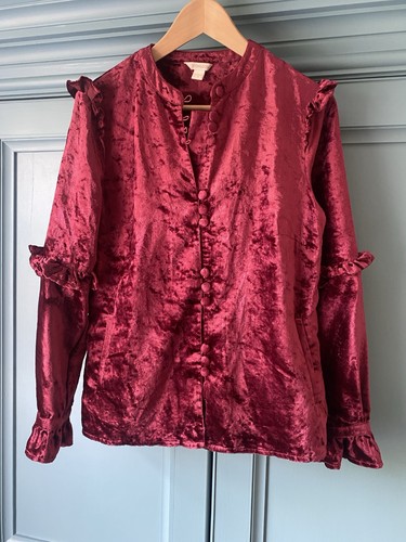 Monsoon red velvet feel - monsoon,