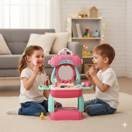 Makeup mobile dresser - dresser, pretend