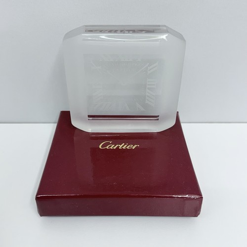 Cartier crystal clock - cartier,