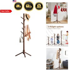 Wooden Coat Rack Stand