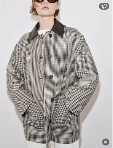 Zara houndstooth jacket - zara,