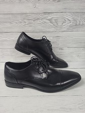 Alfani Black Lace Up Smart Oxford Shoes. Mens Size 9.5.New. PW