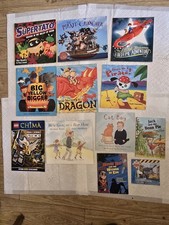 Kids Childrens Book Bundle X12 - Boys - Chima - Pirate - Dragon - Fireman Sam