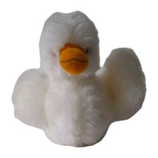 Merrythought White Duck Soft Plush Toy Made In Ironbridge England