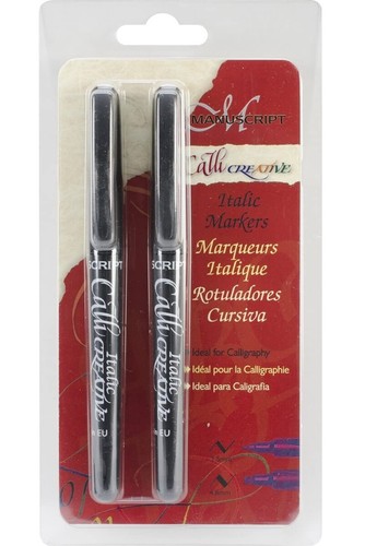 Black italic calligraphy - black,