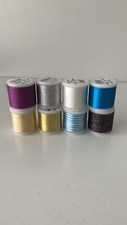 Madeira Mix Metallic Rayon Cotona Embroidery Thread Bundle Of 6 X 200m