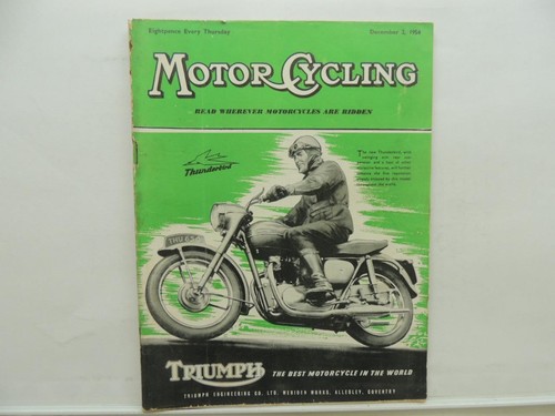 Dec 1954 motorcycling magazine - dec,