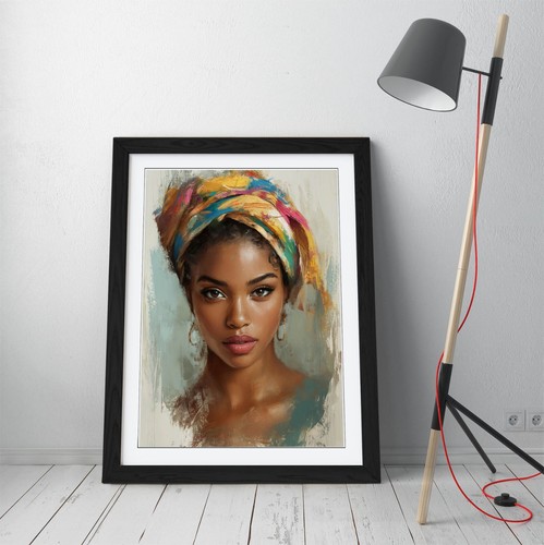 African woman expressionist - woman,
