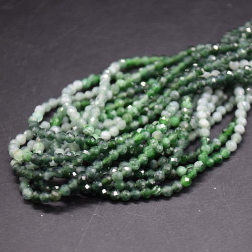 Faceted round beads - beads, 3mm