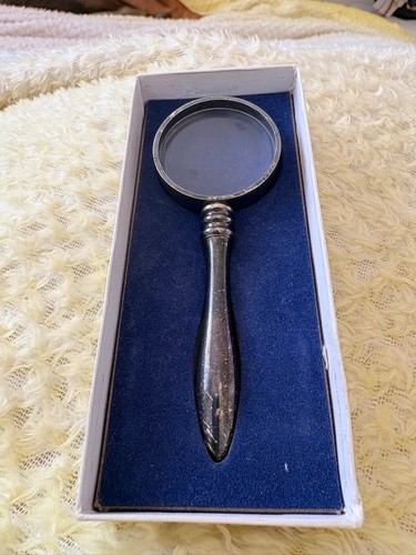 Vintage hand held magnifying