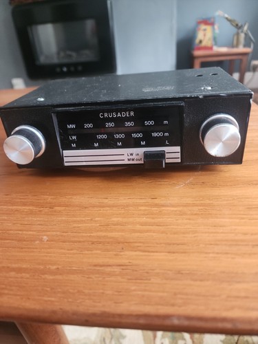 Vintage retro car radio 1960s - car,
