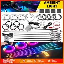 RGB Car Interior Ambient Light APP Symphony LED Fiber Optic Atmosphere Decoratio