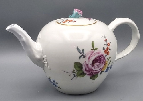 Meissen porcelain teapot - meissen,