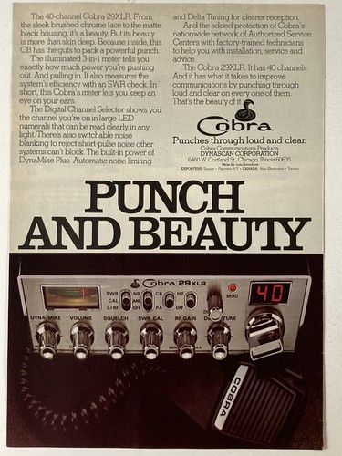 1977 cobra 29xlr - 29xlr, radio