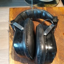 Vintage Original Airmate AM/FM Radio Headphones Headset w Antenna Sr-700