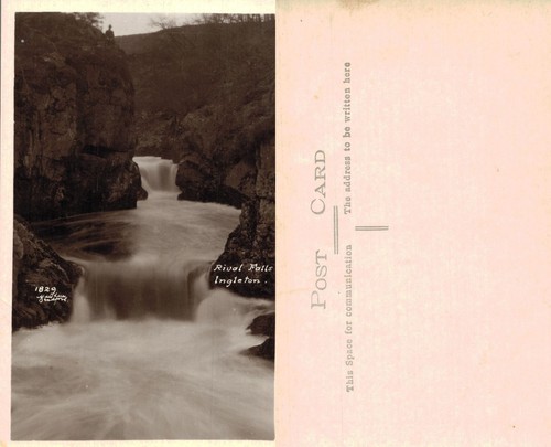 Vintage postcard ingleton - postcard,