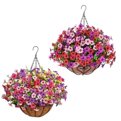 Artificial hanging flowers - flowers, in