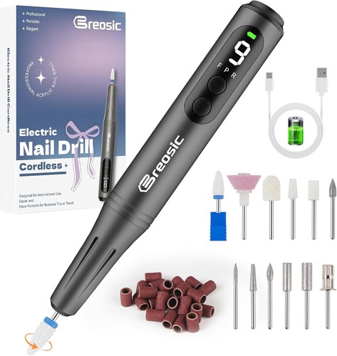 Electric nail drill - nail, drill,12-in-1