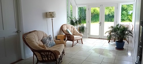 Wicker conservatory suite - conservatory,