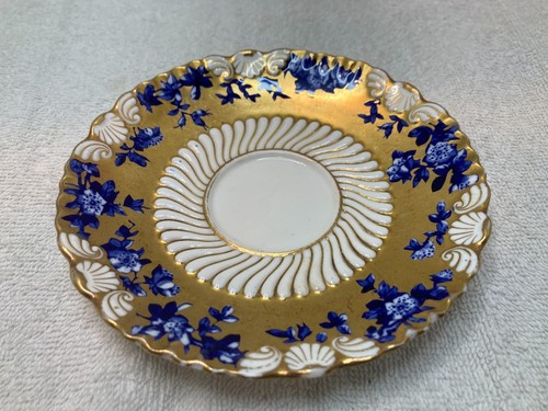 Coalport colbalt and gold - and,