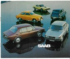 Saab Range 1973-1974 UK Market Sales Brochure 96 V4, 95 V4, 99 L & 99 EMS