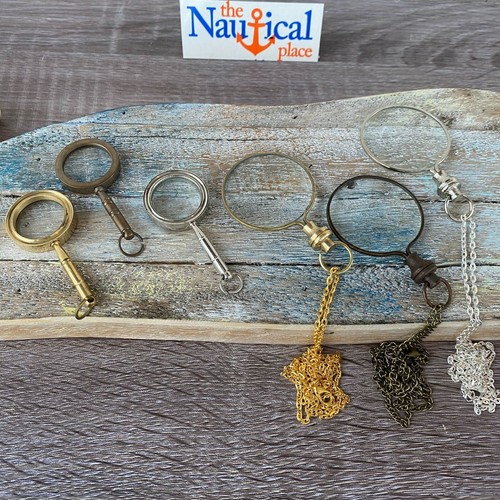 Magnifying glass necklace - magnifying,